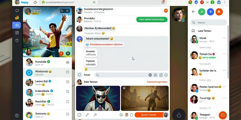 Tampilan antarmuka yang intuitif dan menarik.