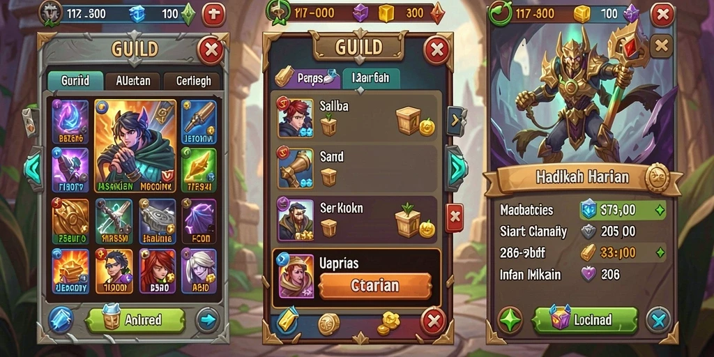 Screenshot menampilkan grafis karakter buaya yang memukau.