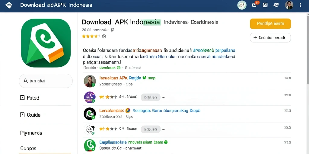 Tampilan antarmuka yang user-friendly.