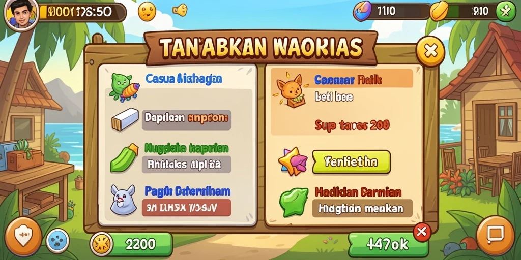 Screenshot menunjukkan tampilan antarmuka yang estetis dan rapi.
