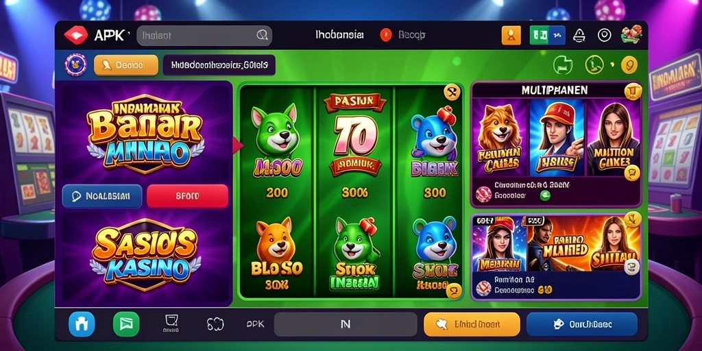 Tampilan menu utama yang menarik dan intuitif.