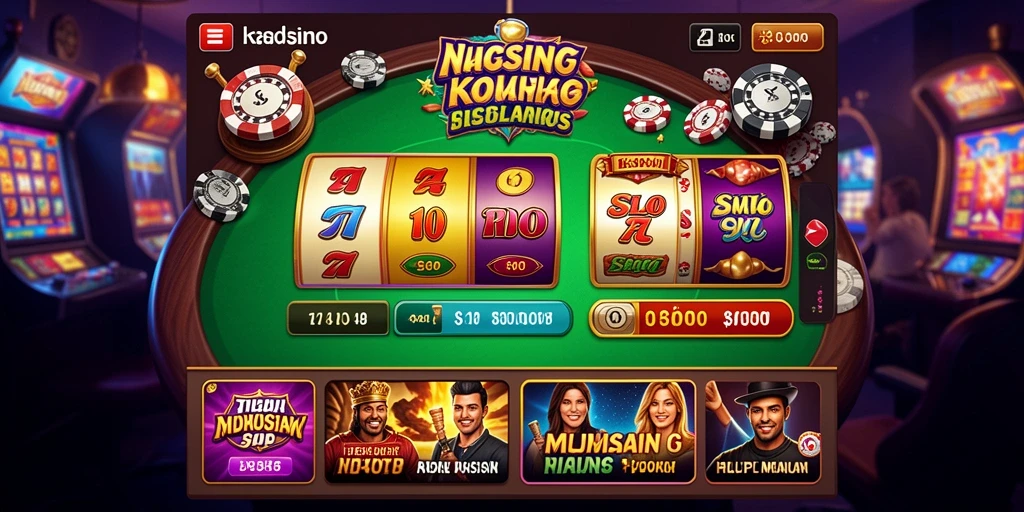 Tampilan awal QTGAME yang menampilkan karakter utama.