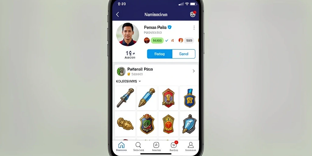 Tampilan karakter utama dengan pelindung futuristik.