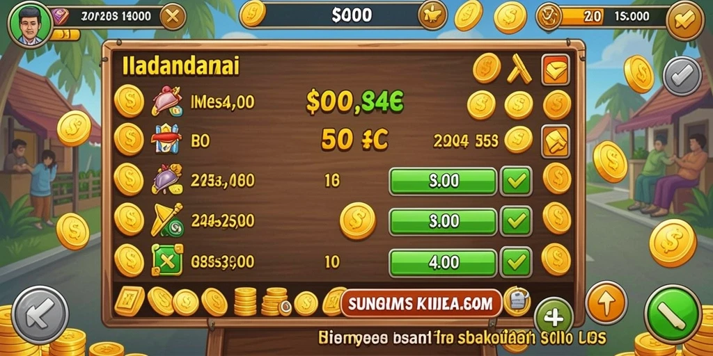 Tampilan awal game SJO777 yang menarik.