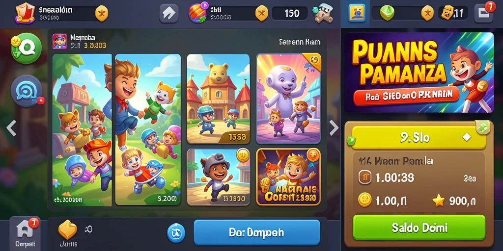 Layar utama game VIP805 yang menampilkan antarmuka menarik.