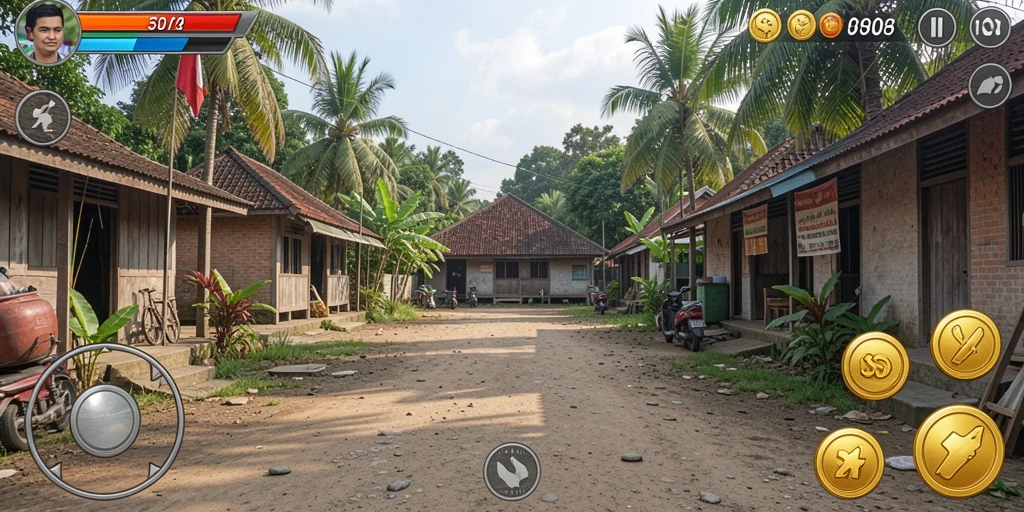 Tampilan awal yang menarik dan interaktif.